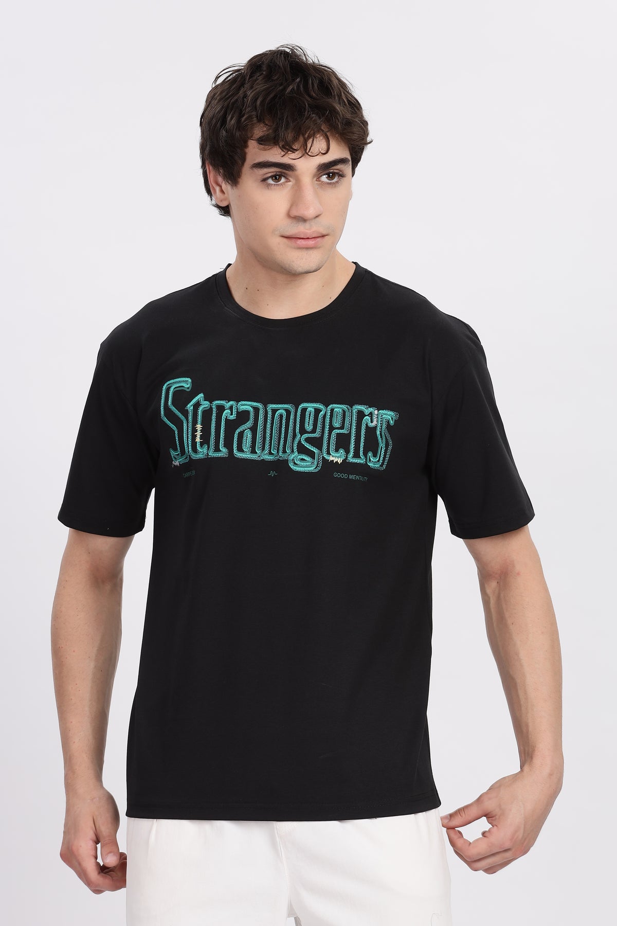 Round Neck Short Sleeve Graphic T-Shirt