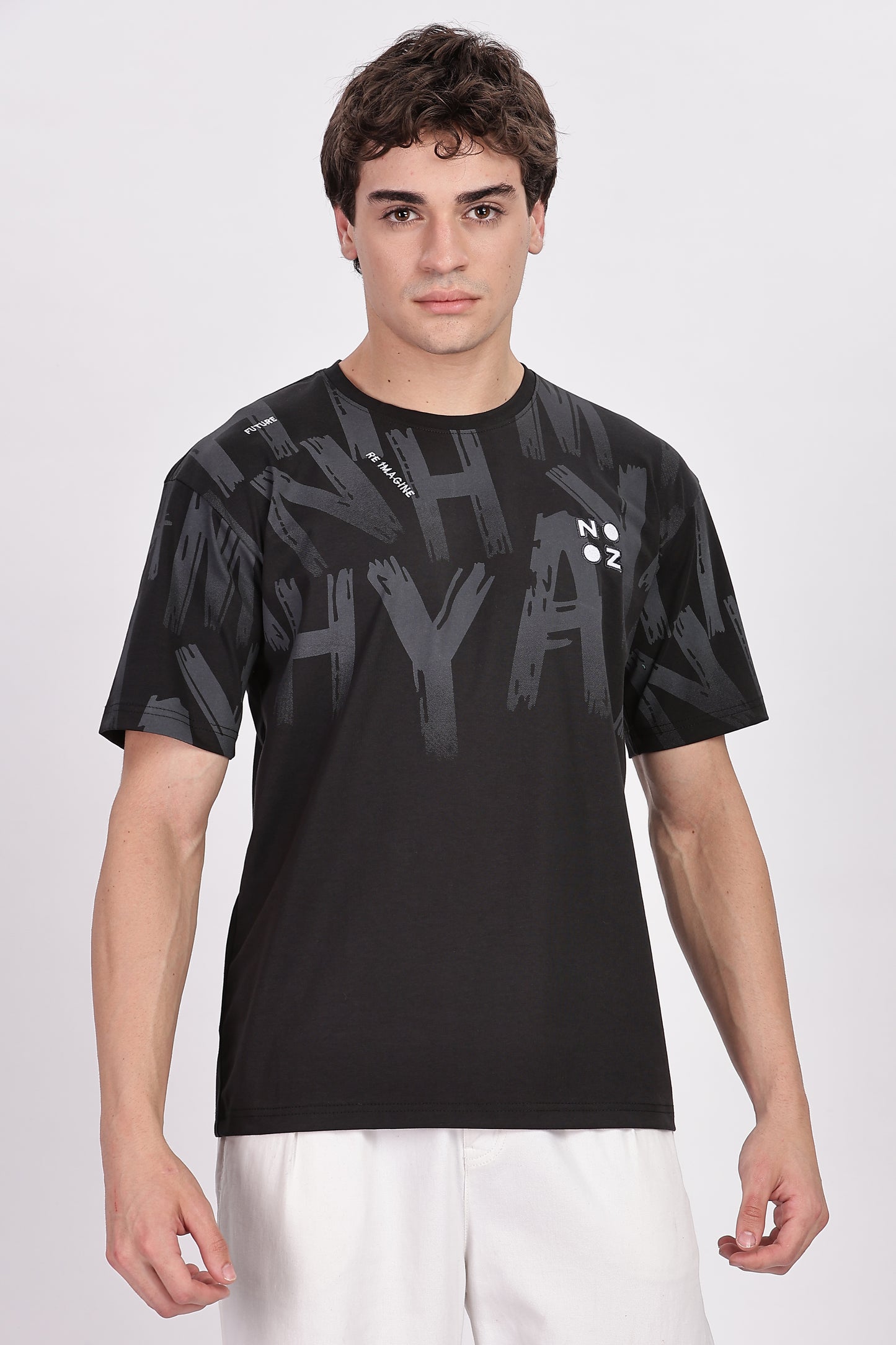 NOZ Abstract Graphic T-Shirt