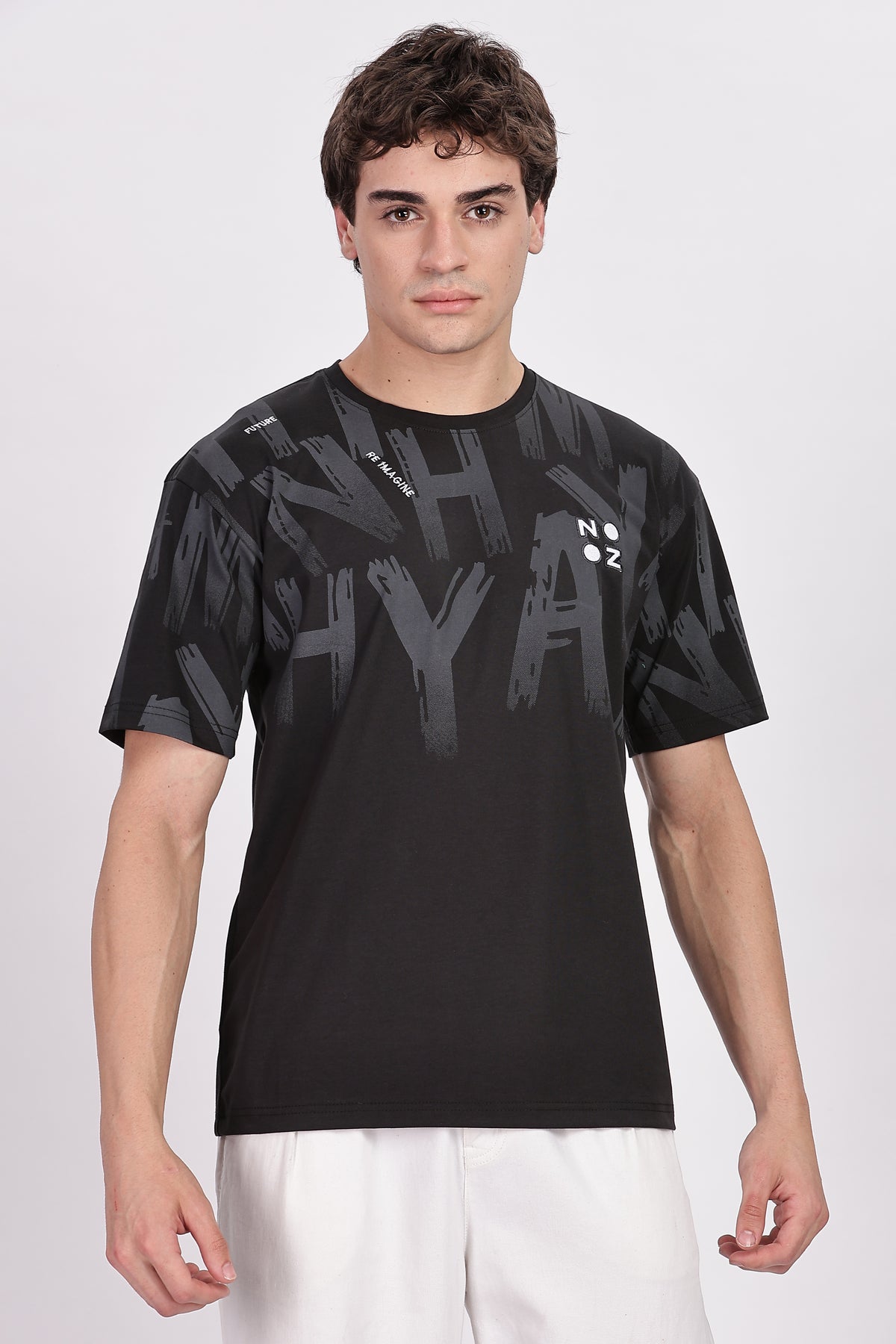 NOZ Abstract Graphic T-Shirt