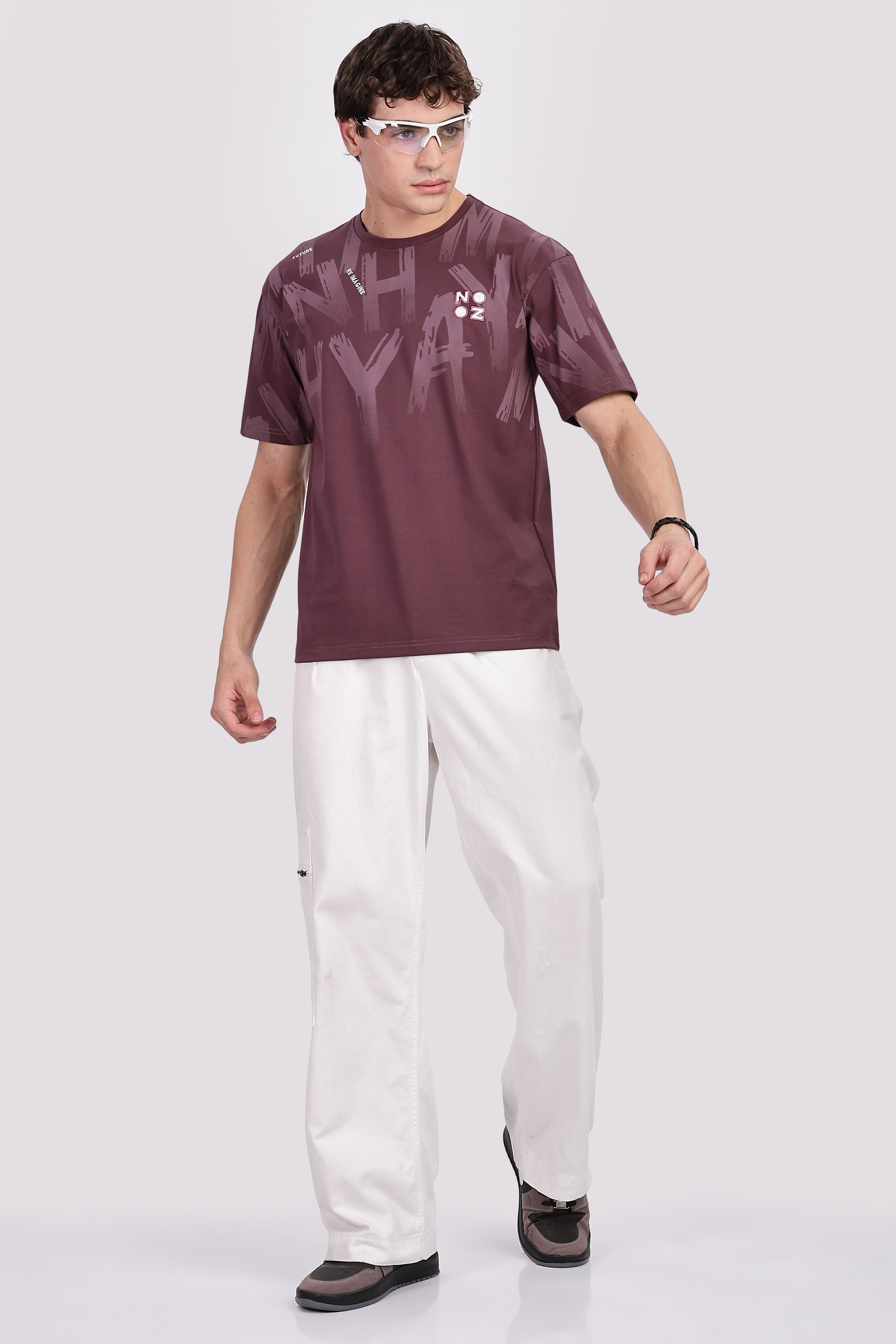 NOZ Abstract Graphic T-Shirt