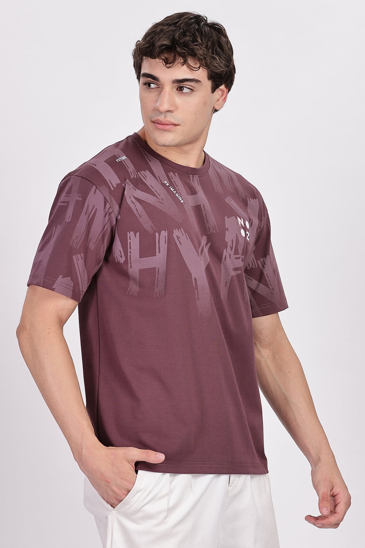 NOZ Abstract Graphic T-Shirt