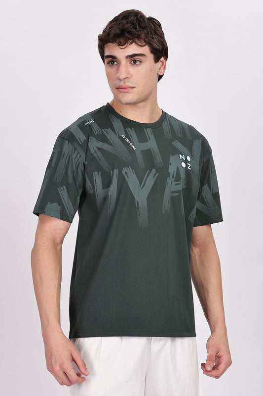 NOZ Abstract Graphic T-Shirt