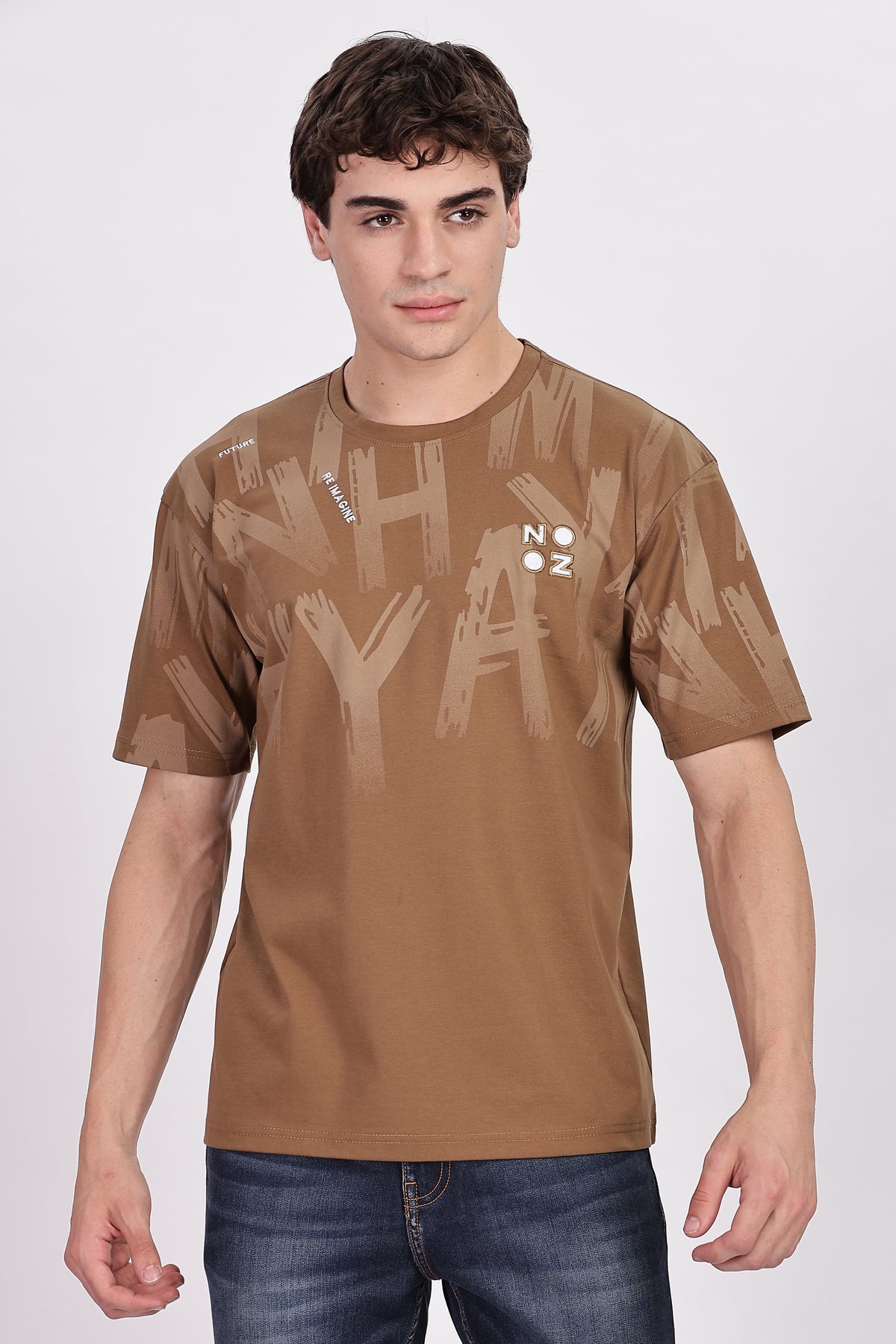 NOZ Abstract Graphic T-Shirt